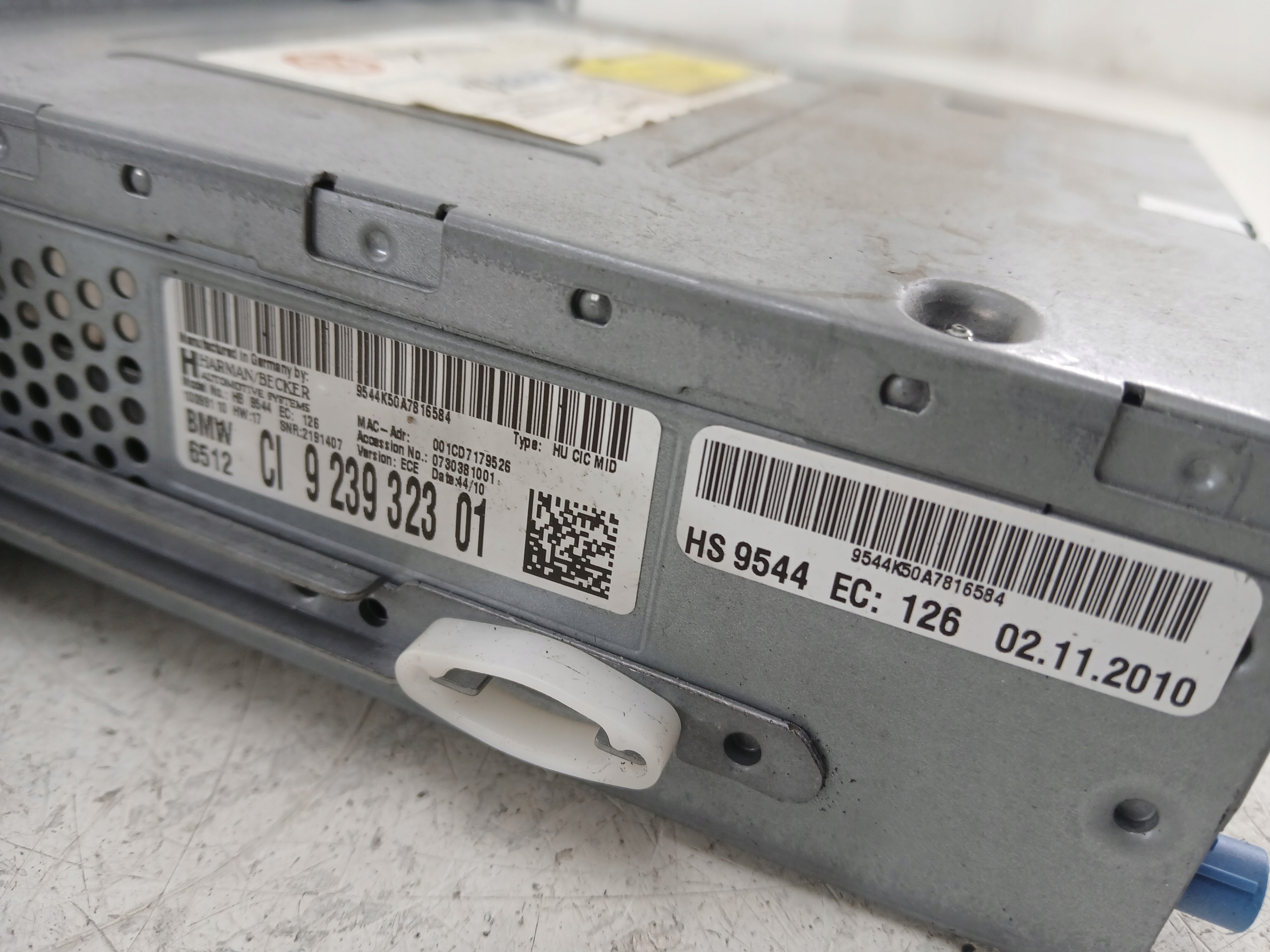 BMW E90 E91 E83 E87 E84 RADIO player navigation NAVI 9239323