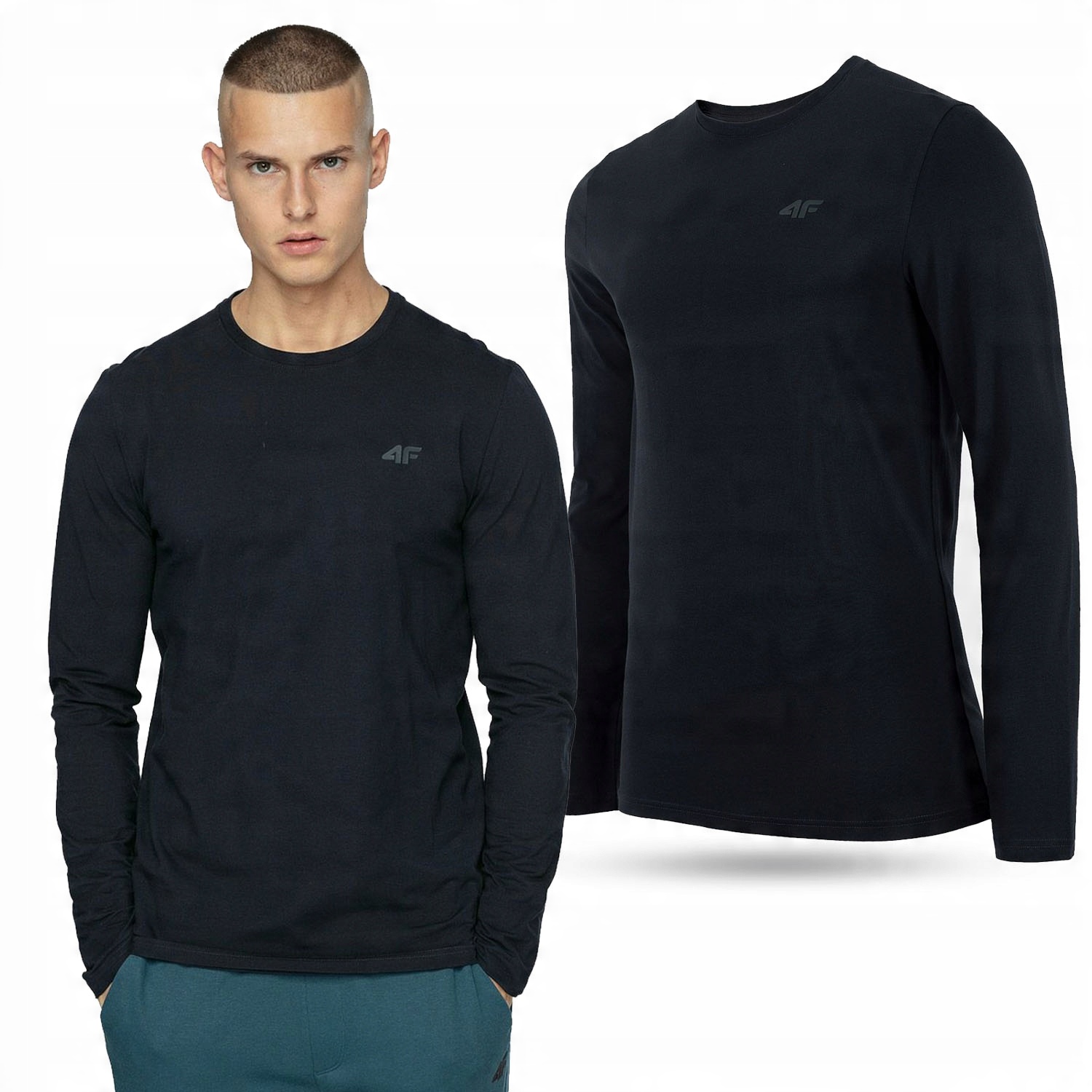 

Koszulka Męska 4F Longsleeve Bawełna SS23M078