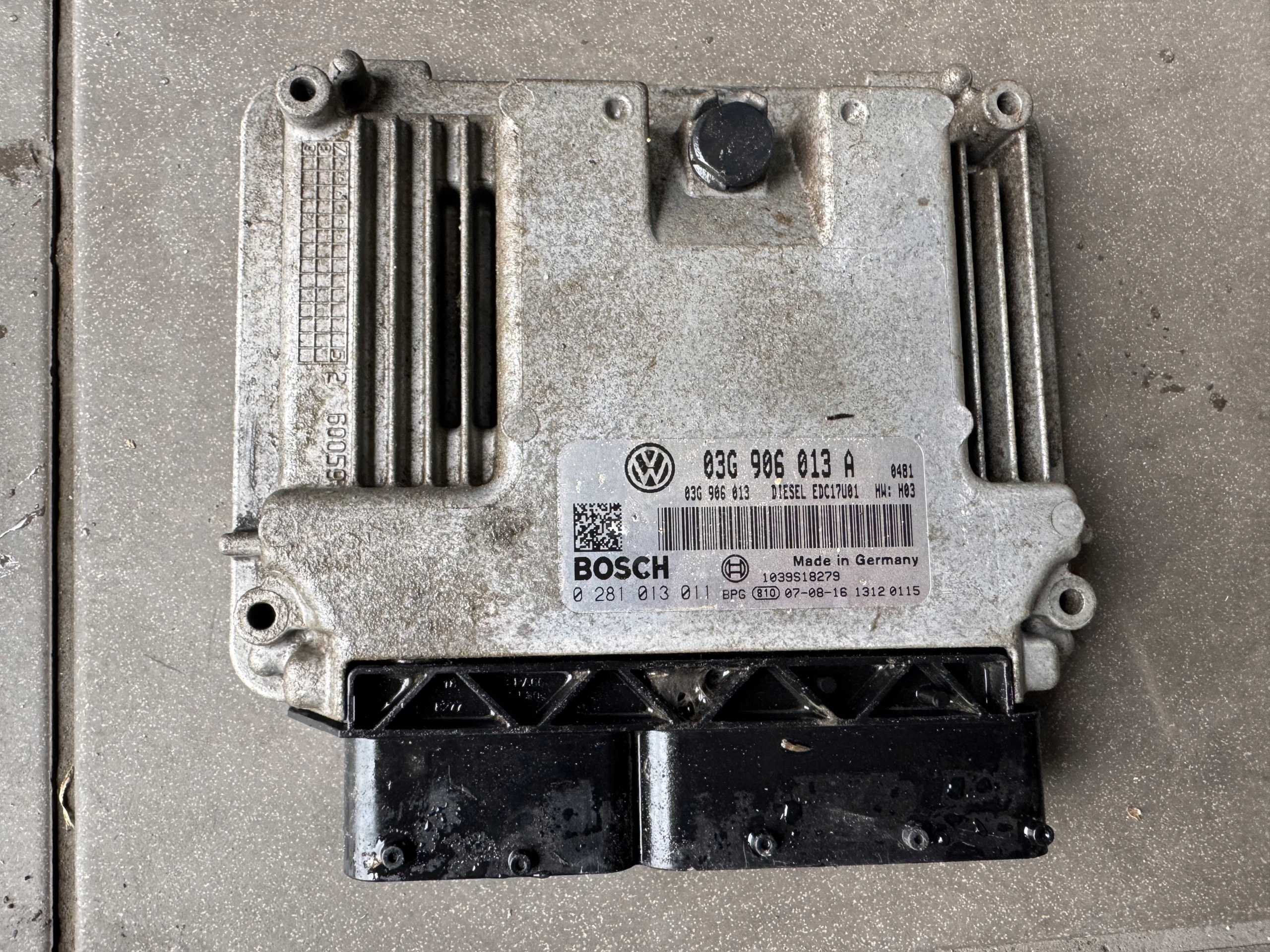 Computer Bedienteil VW 03G906013A 0281013011 Original BDB