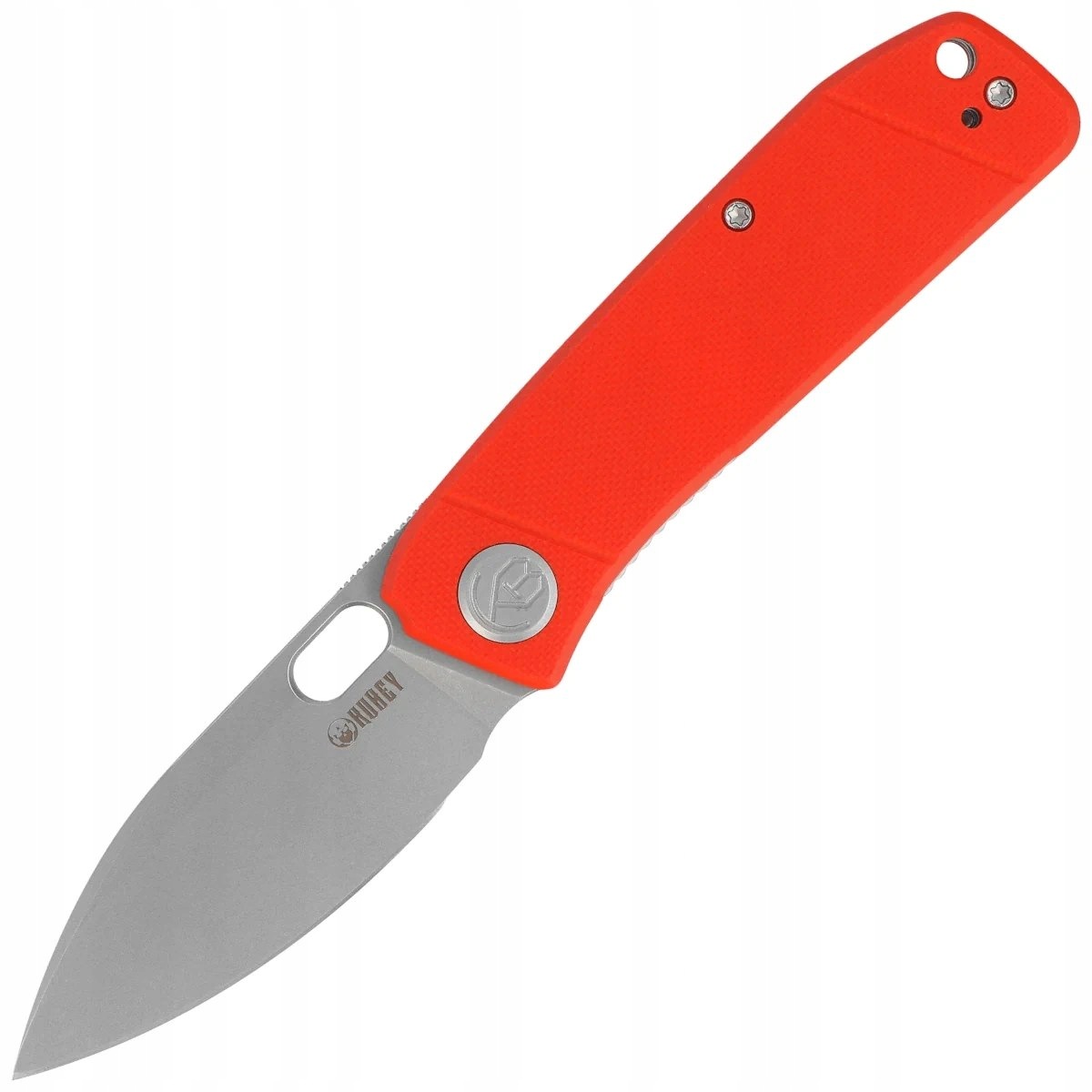 Nóż składany Kubey Hyde Red G10, Beadblasted 14C28N by (KU2104G)
