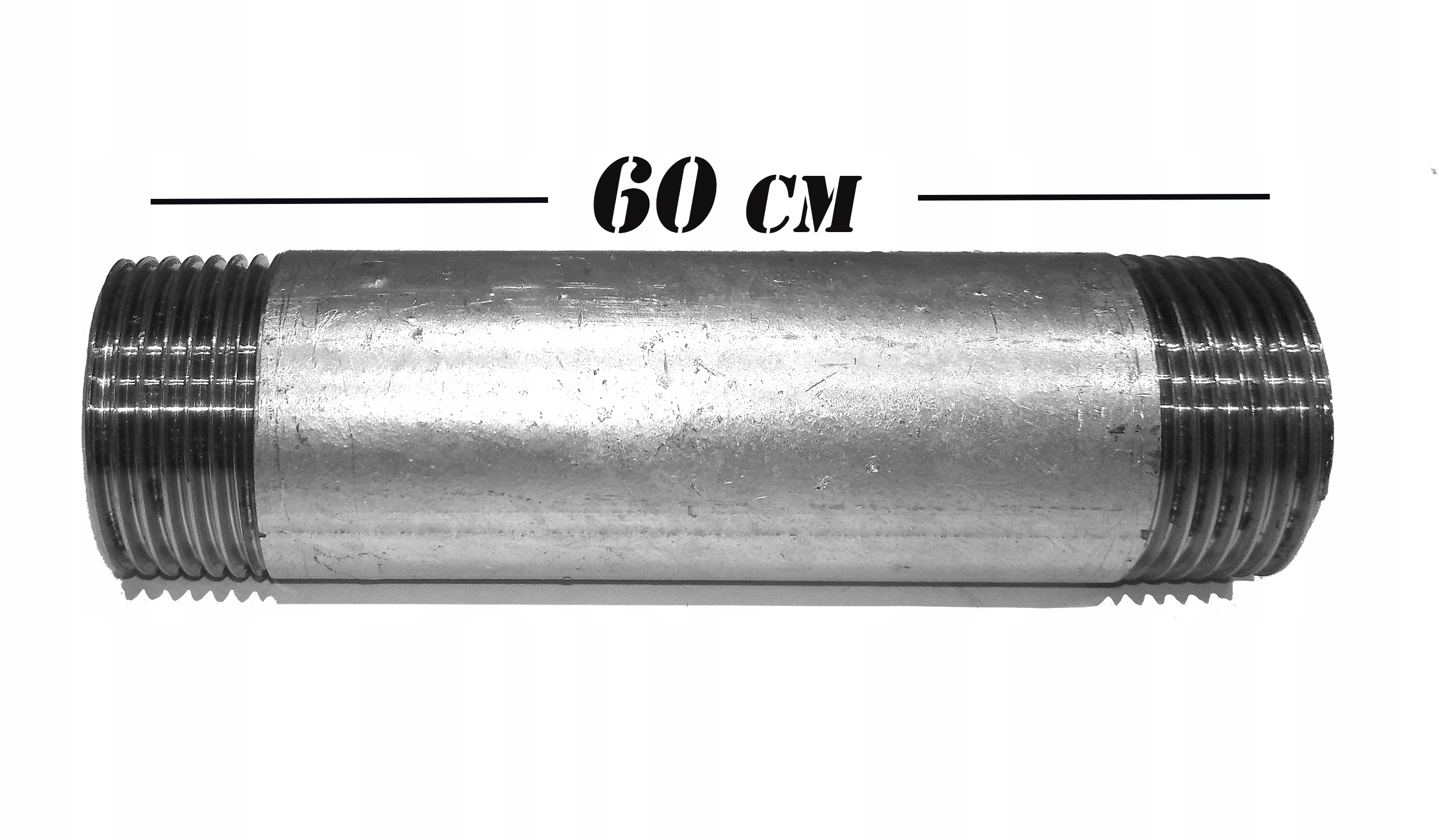 

Rura stalowa ocynkowana gwintowana 2" 60cm