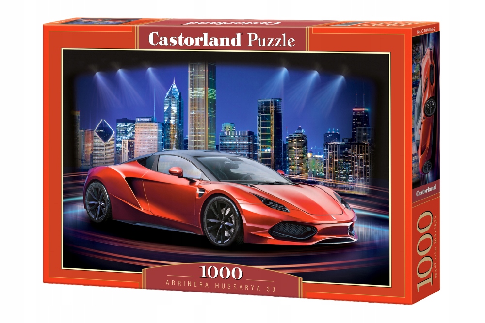 PUZZLE 1000 UKŁADANKA WIDOK AUTO SPORTOWE SAMOCHÓD WYŚCIGOWY 9+ CASTOR EAN (GTIN) 5904438104024
