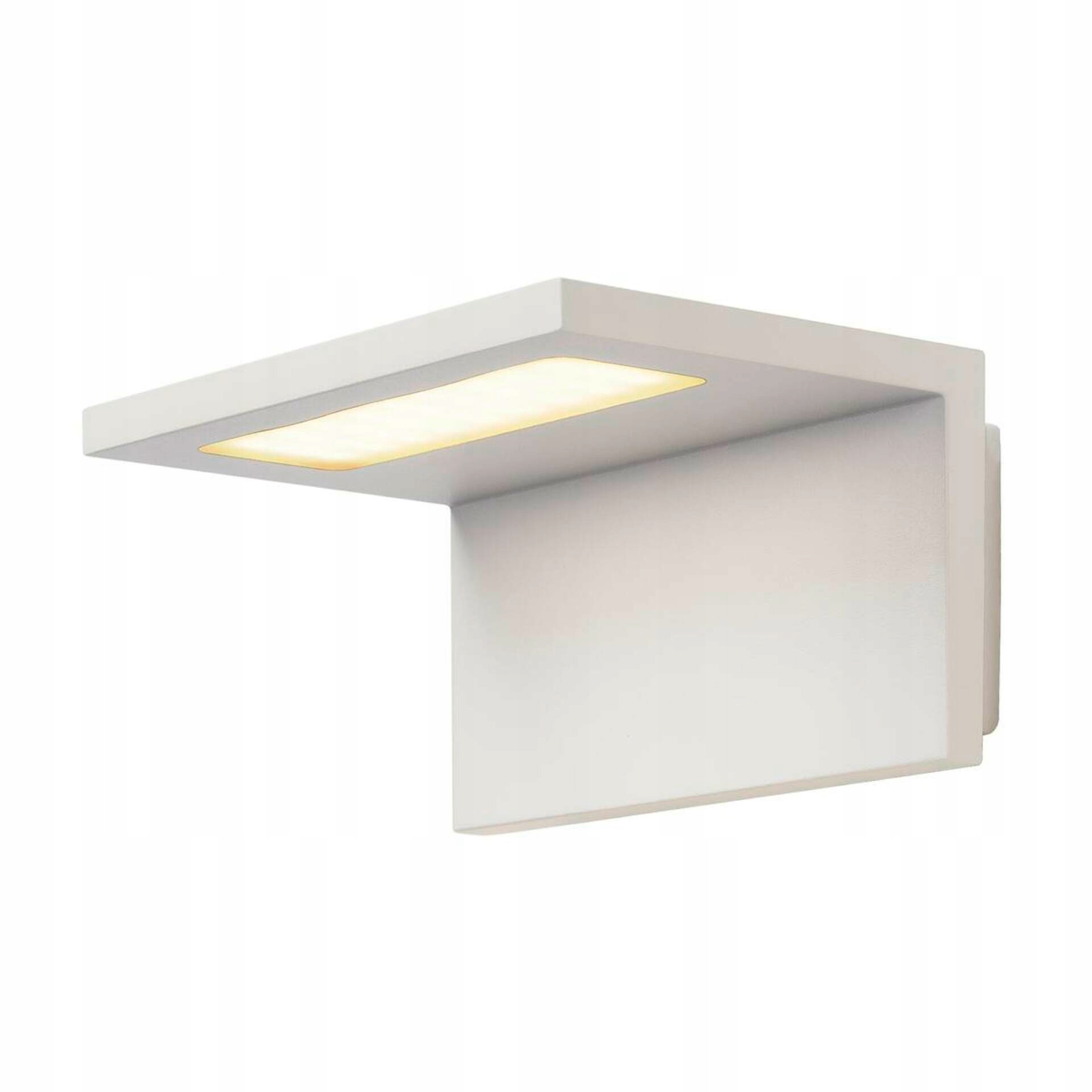 Slv Big White Angolux Wall, vonkajšie nástenné svietidlo, Led, 3000K, IP44, b
