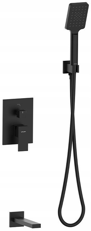 Valvex 2-FUNKČNÝ Podomietkový Set S Vaňovým Výtokom Ars, Čierny Mat