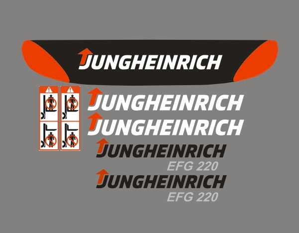 Samolepky Jungheinrich EFG220