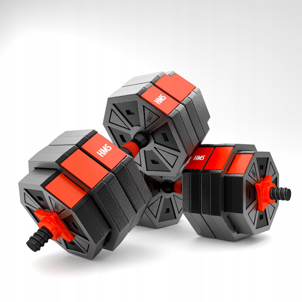 ZESTAW SZTANGA HANTLE KOMPOZYT 30KG HMS SGC30 Materiał wewnętrzny cement