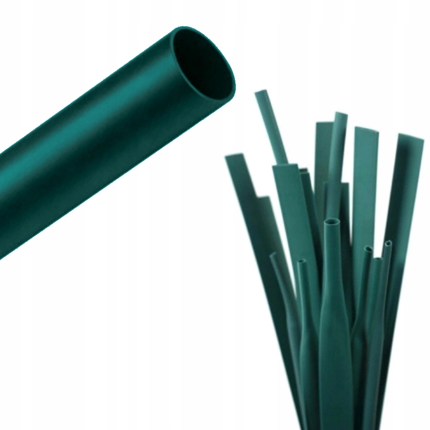 TRYTYT Rurka Koszulka Termokurczliwa Samogasnąca 50,8 - 25,4 mm Zielona 1 m
