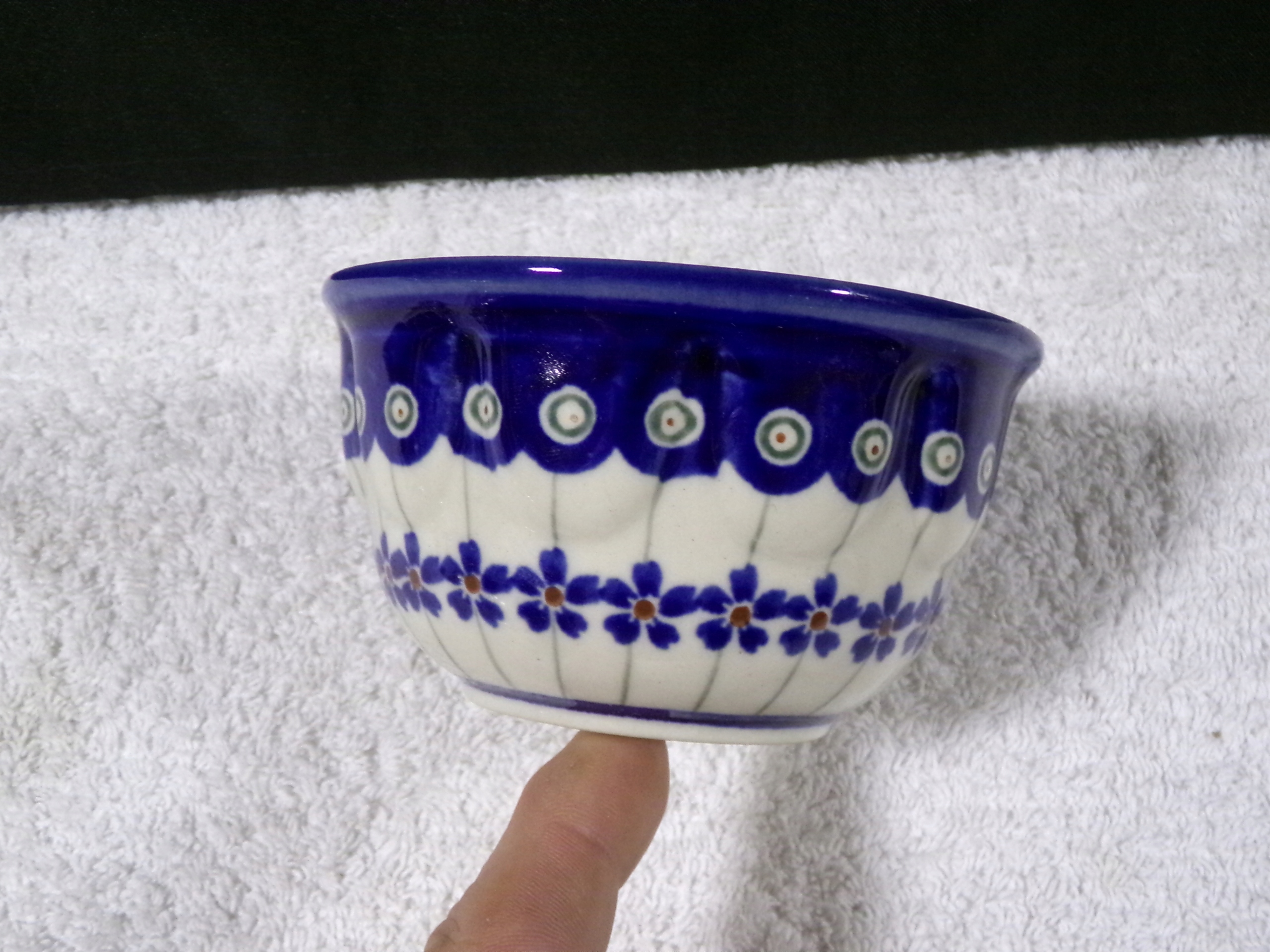 MISECZKA RĘCZNIE MALOWANA-BOLESŁAWIEC