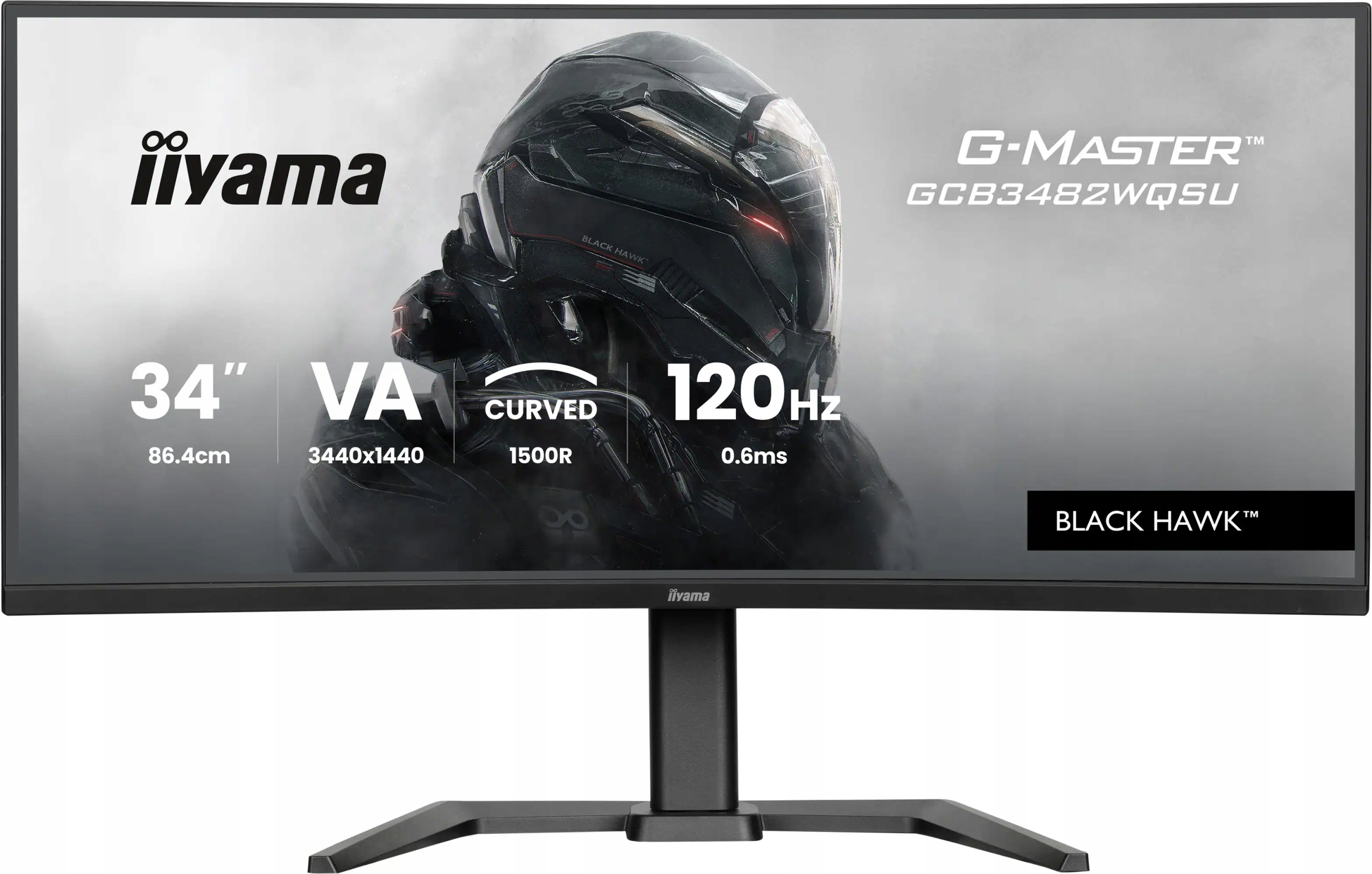 Monitor zakrzywiony iiyama G-master Black Hawk GCB3482WQSU-B1 34" Uwqhd