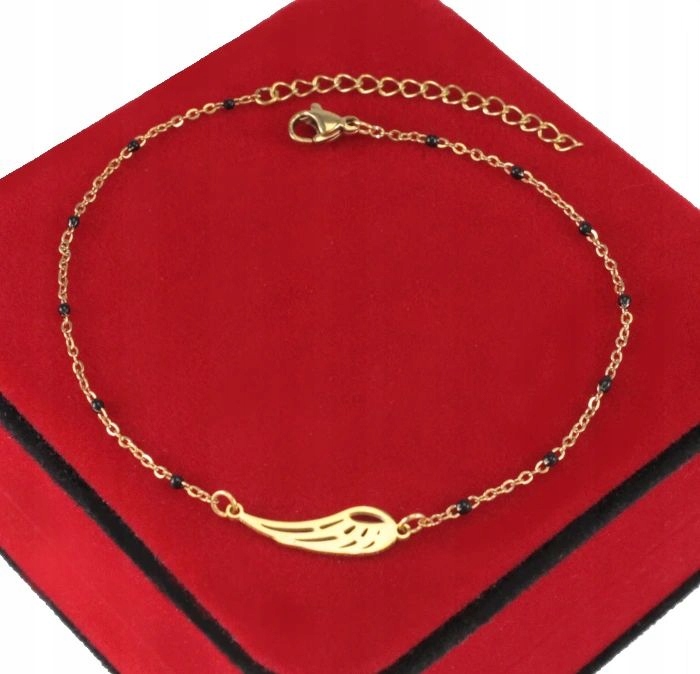 

Bransoletka Na Nogę Skrzydło Stal Chirurgiczna