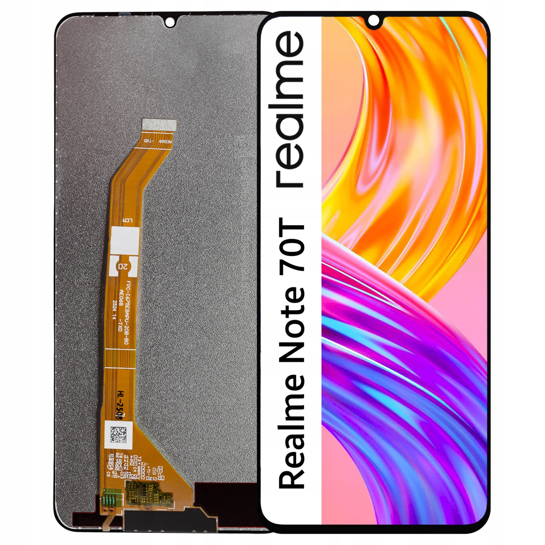 LCD displej pro Realme Note 70T Digitizer Dotykový displej