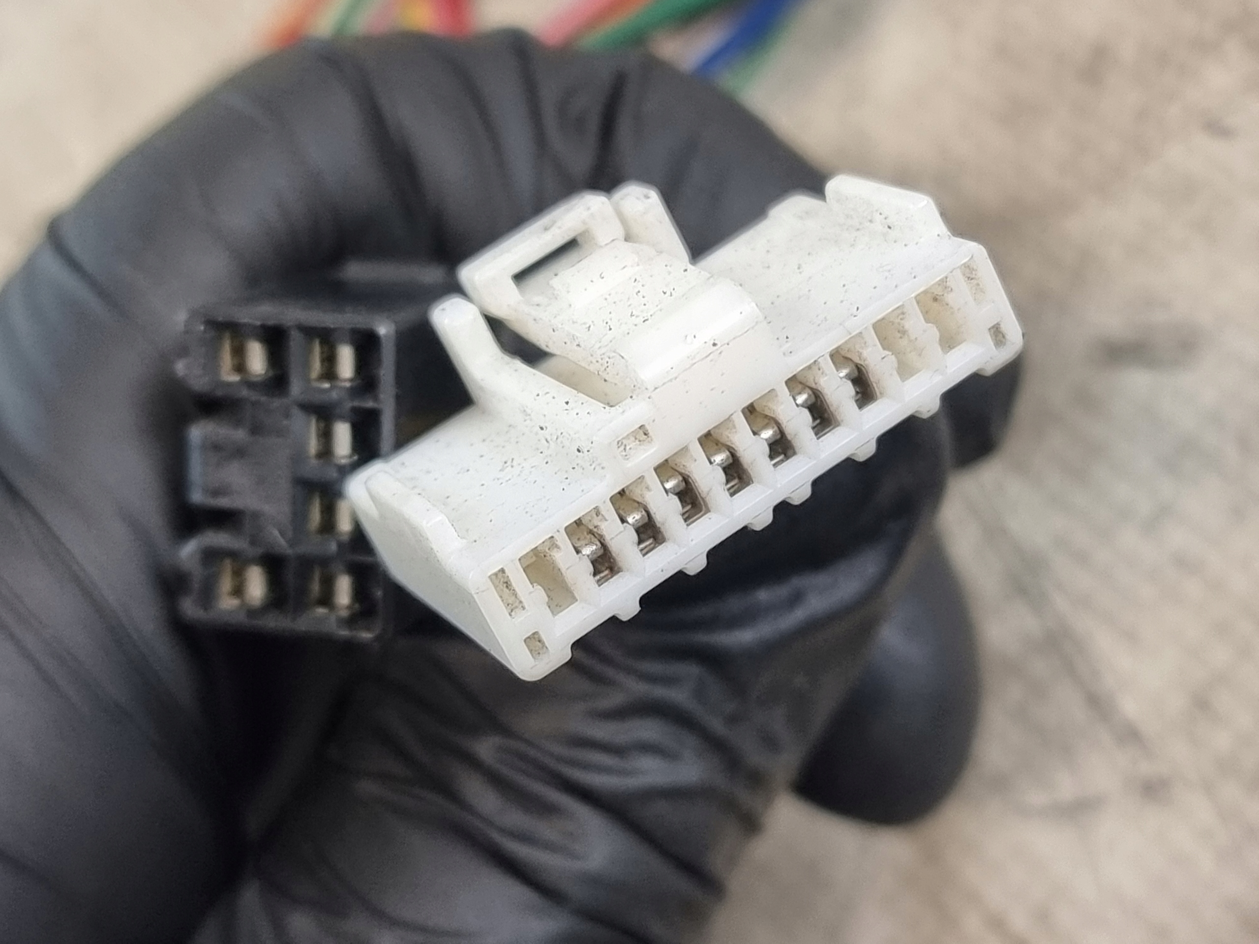bundle wiring door left front TOYOTA PRIUS II 08r