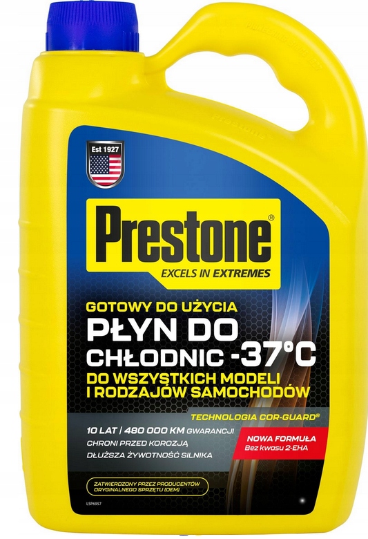Prestone Płyn Do Chłodnic Gotowy -37*C 4L uniwersalny mieszalny