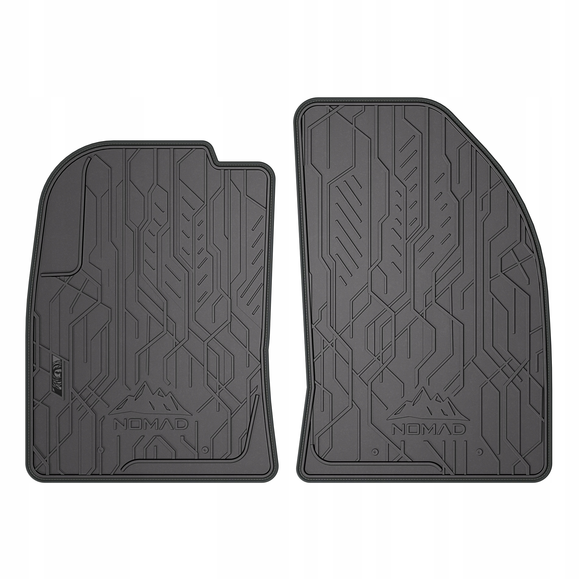 Gumové autokoberce Nomad Ford Fiesta V 2002-2008 šedé