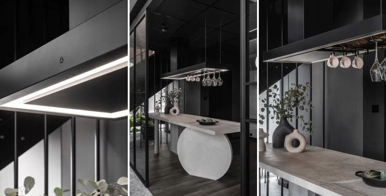 OKAP WYSPOWY CIARKO MINIMAL 2 180 CM Rodzaj okapu wyspowy