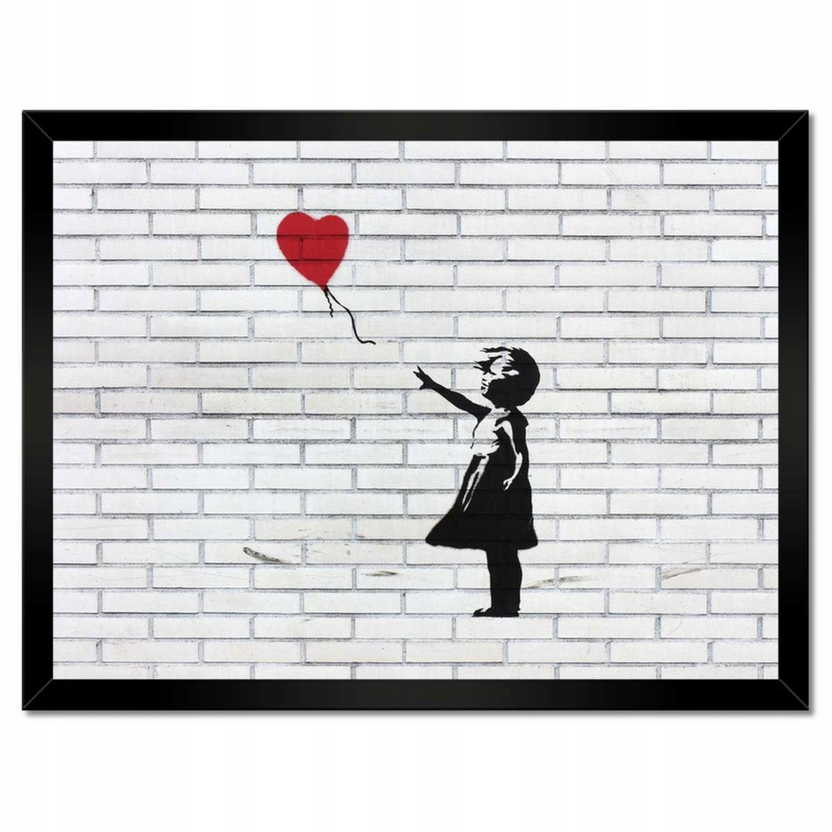 Plakáty v rámu 40x30 Banksy Dívka balón