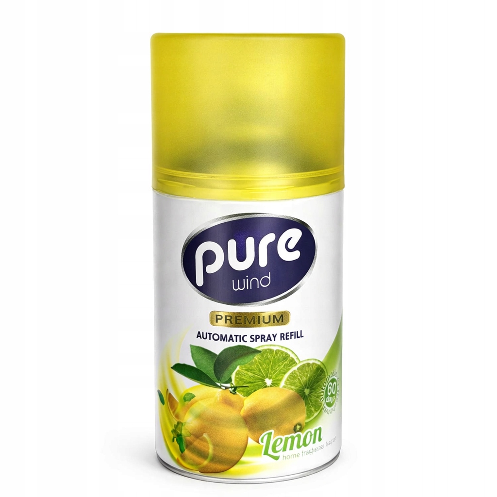 Pure wind spray (aerozol) 260 ml Lemon cytrynowy cytryna lemoniadowy