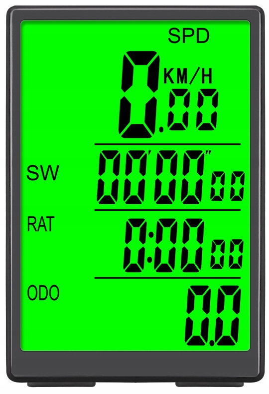 Bezprzewodowy Licznik Do Roweru Rowerowy Prędkościomierz Podświetlenie