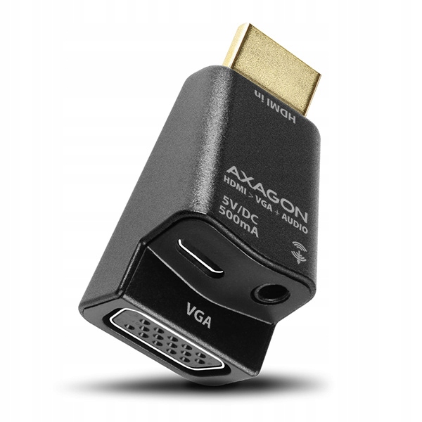 

Mini adapter aktywny Hdmi > Vga Axagon Rvh-vgam