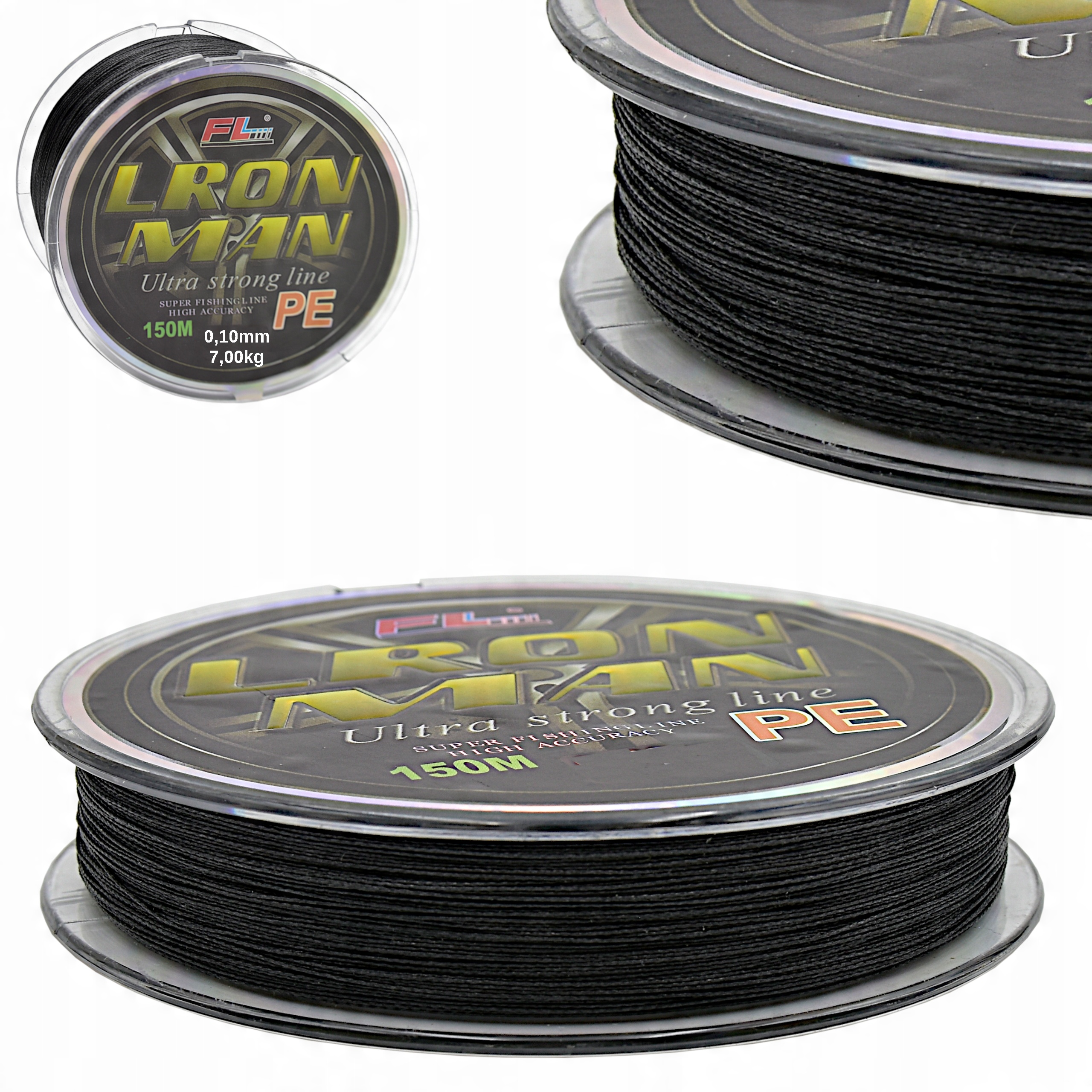 

Plecionka Wędkarska Lron Man Pe 150m /0,10mm/ 7kg
