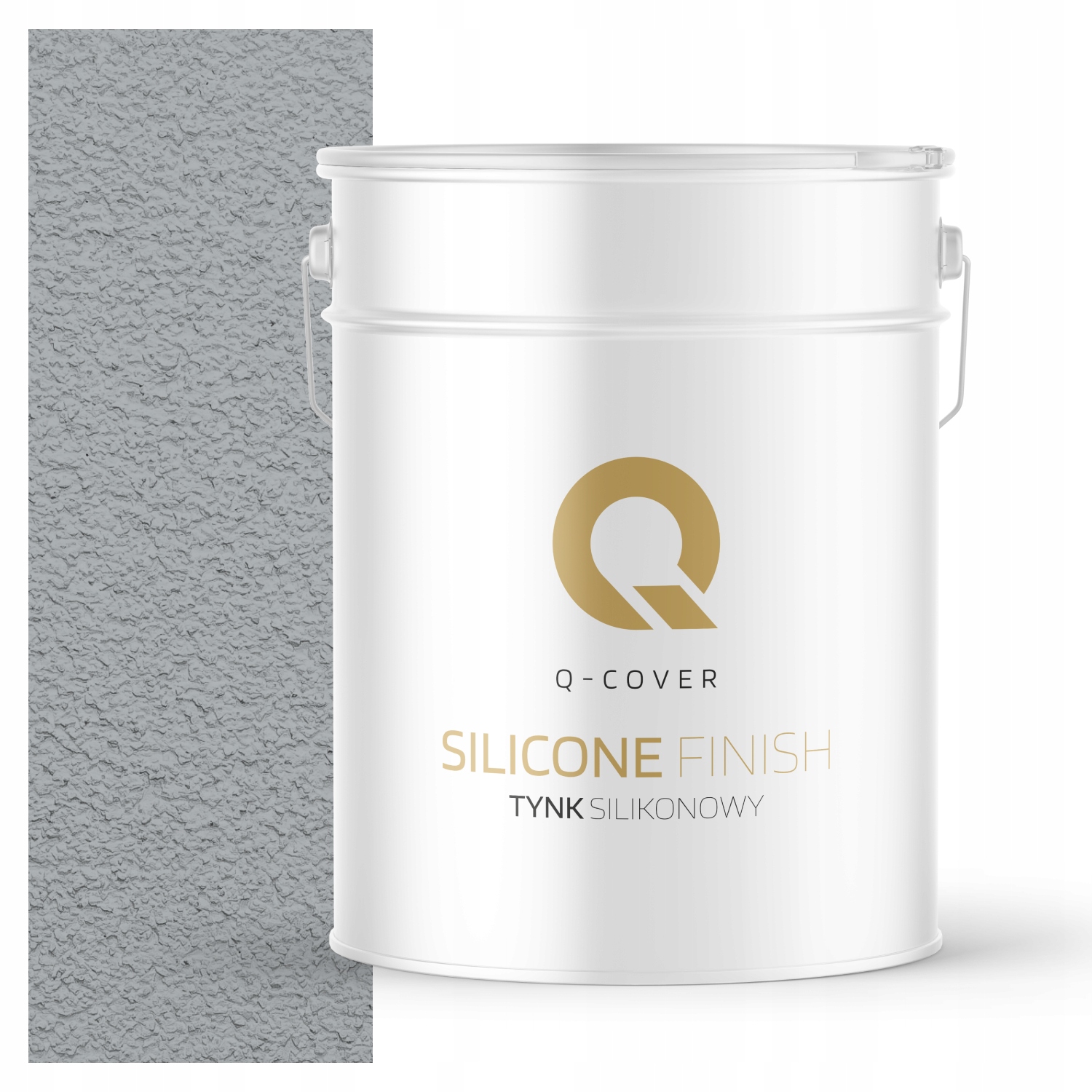 Silikonová Fasádní Omítka Šedá Modrá Světlá 15 Kg Granulace 1.5 mm F253