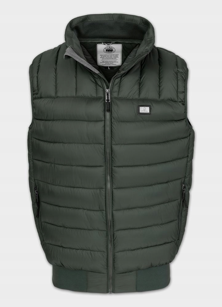 Pánská Bunda Bez Rukávů vesta Pitbull Granger II s prošíváním