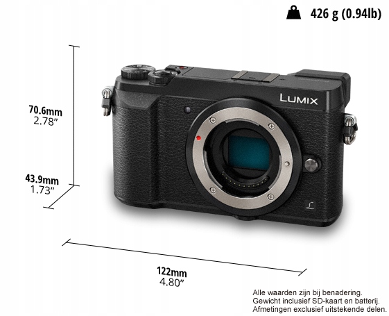 ÐšÐ°Ð¼ÐµÑ€Ð° Panasonic Lumix DMC-GX80 ÐºÐ¾Ñ€Ð¿ÑƒÑ Ñ‡ÐµÑ€Ð½Ñ‹Ð¹ Included in the set body