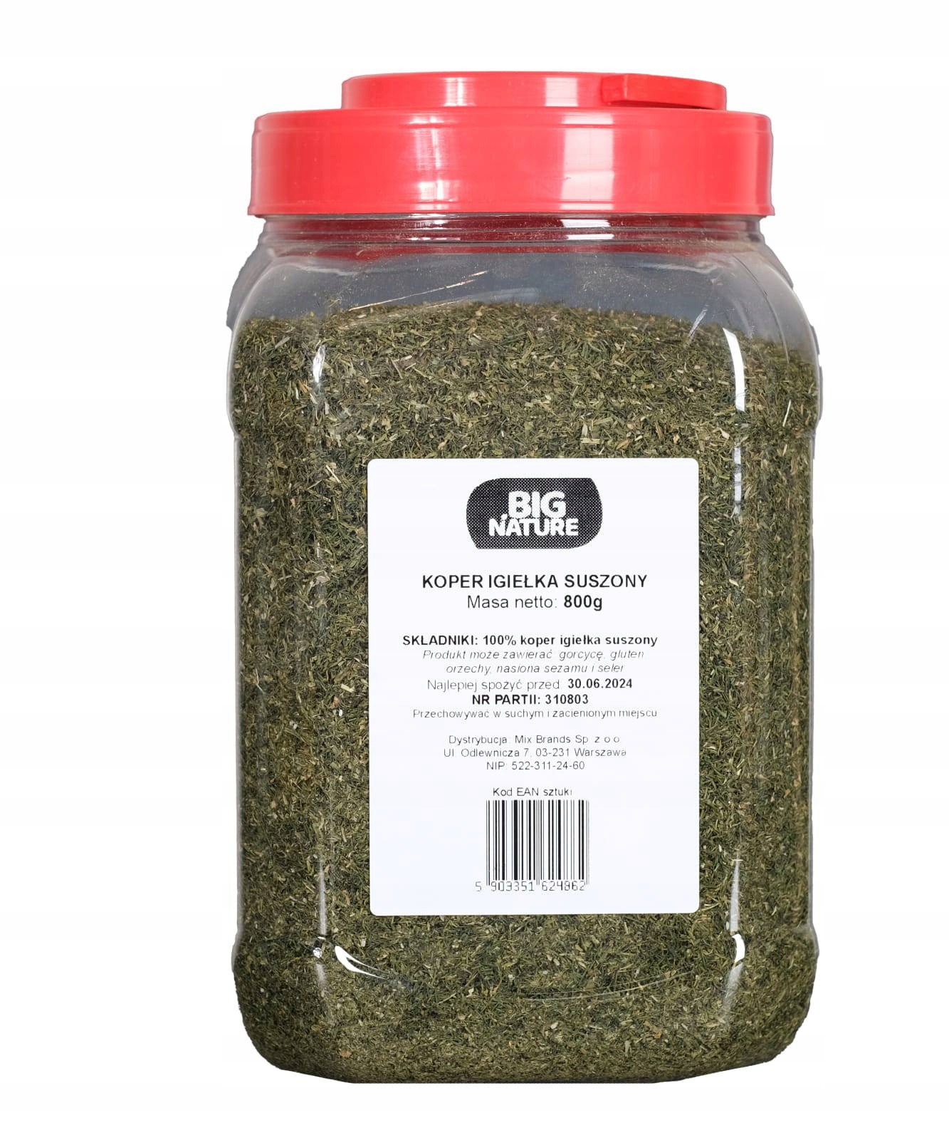 Fenykl Jehličnatý Sušený 800 G