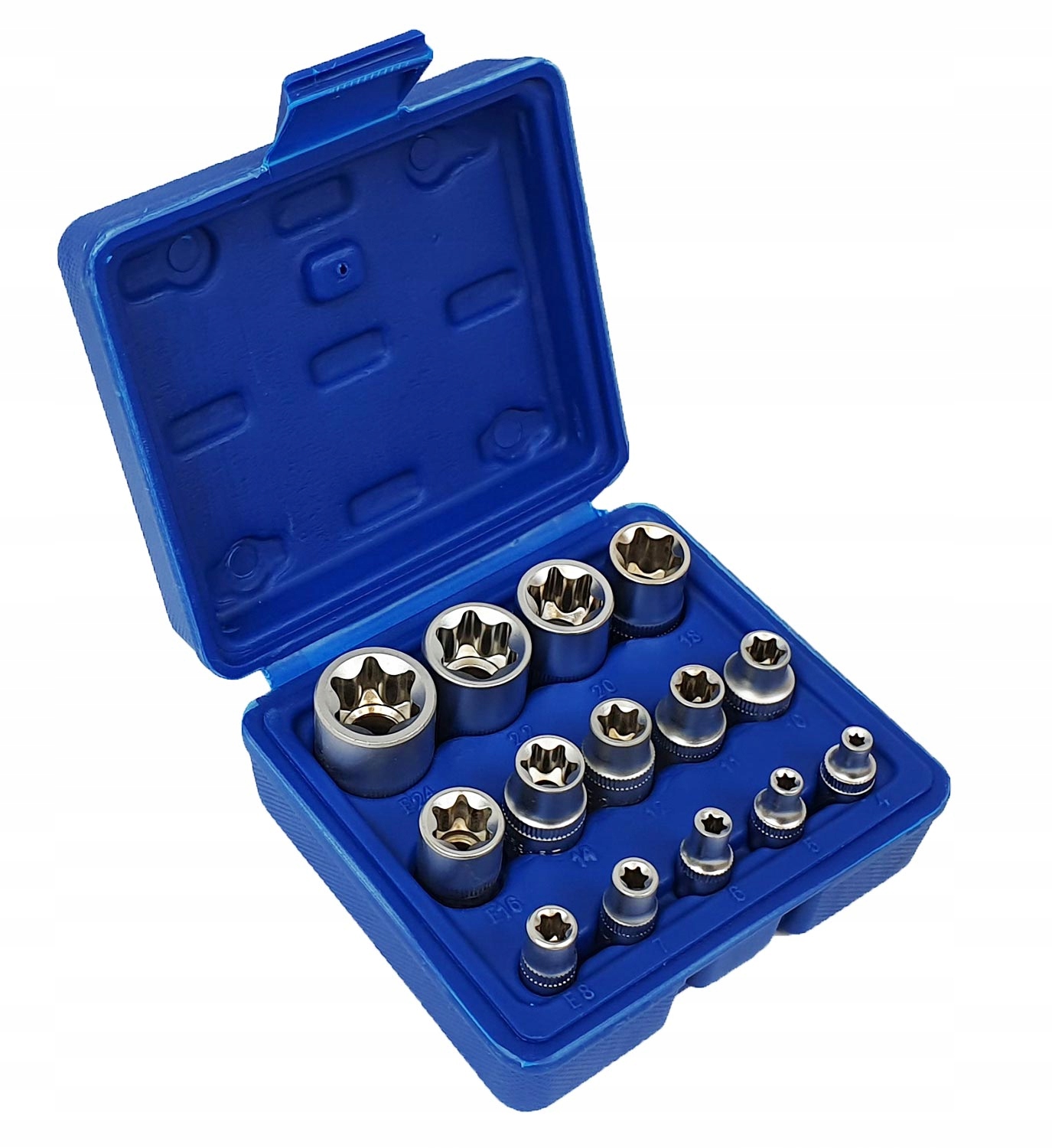 SET PRIZE INTERNE TORX E4 E24 14 BUC marca Silver