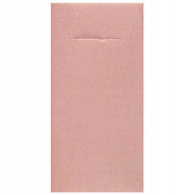 

Kieszonki na sztućce Stół Papierowe różowe złoto