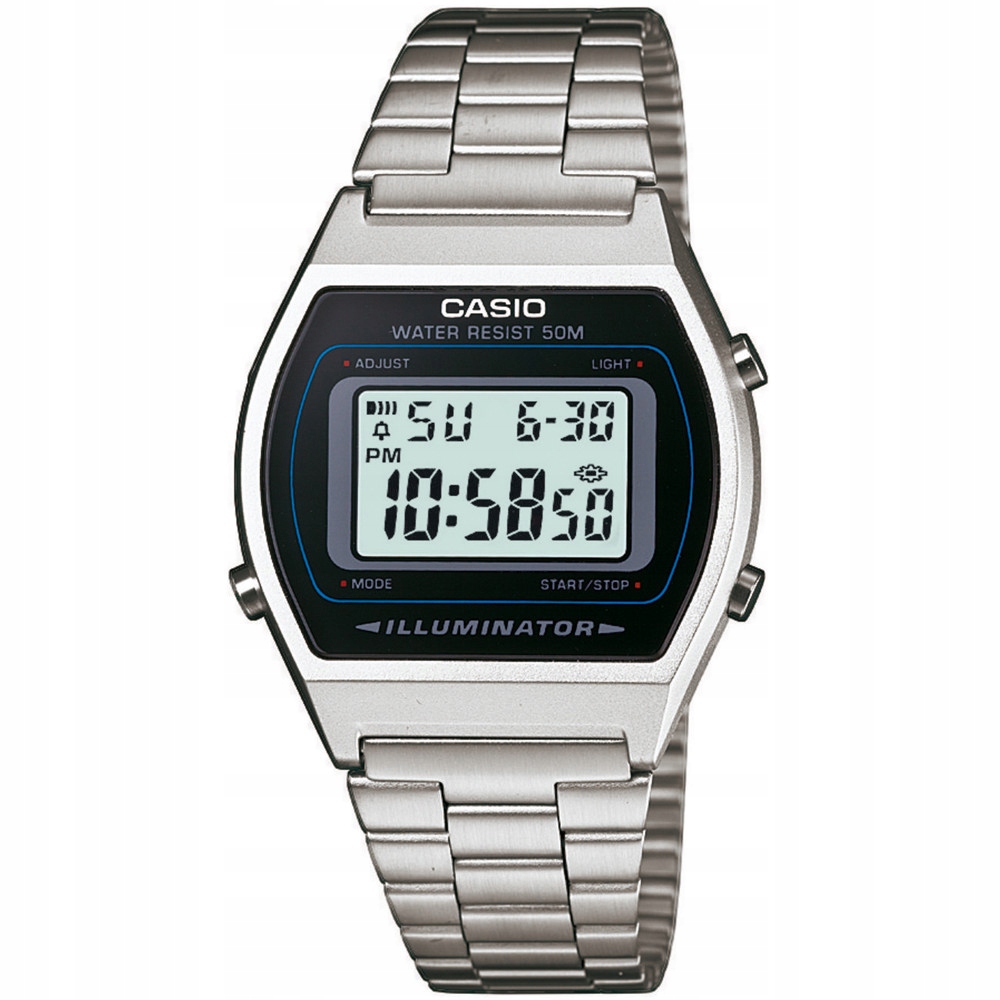 Hodinky Casio Vintage B640WD-1AVEF stříbrné
