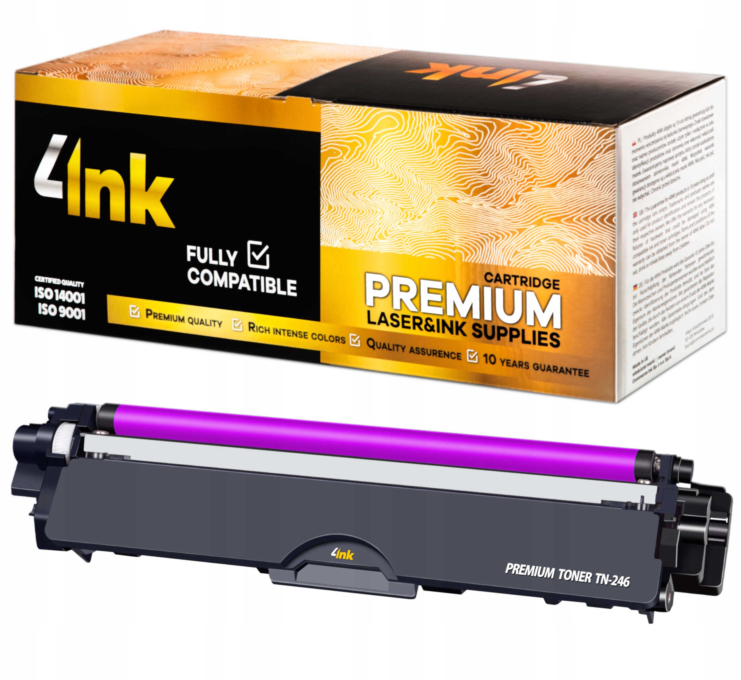 4x TONER TN-246 DO BROTHER MFC-9332CDW MFC-9342CDW Pasuje do Brother