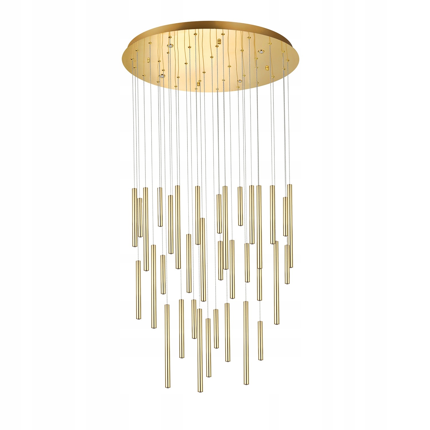 Zlatá reprezentativní lampa do restaurace, hotelu, Spa recepce. Ilios 36