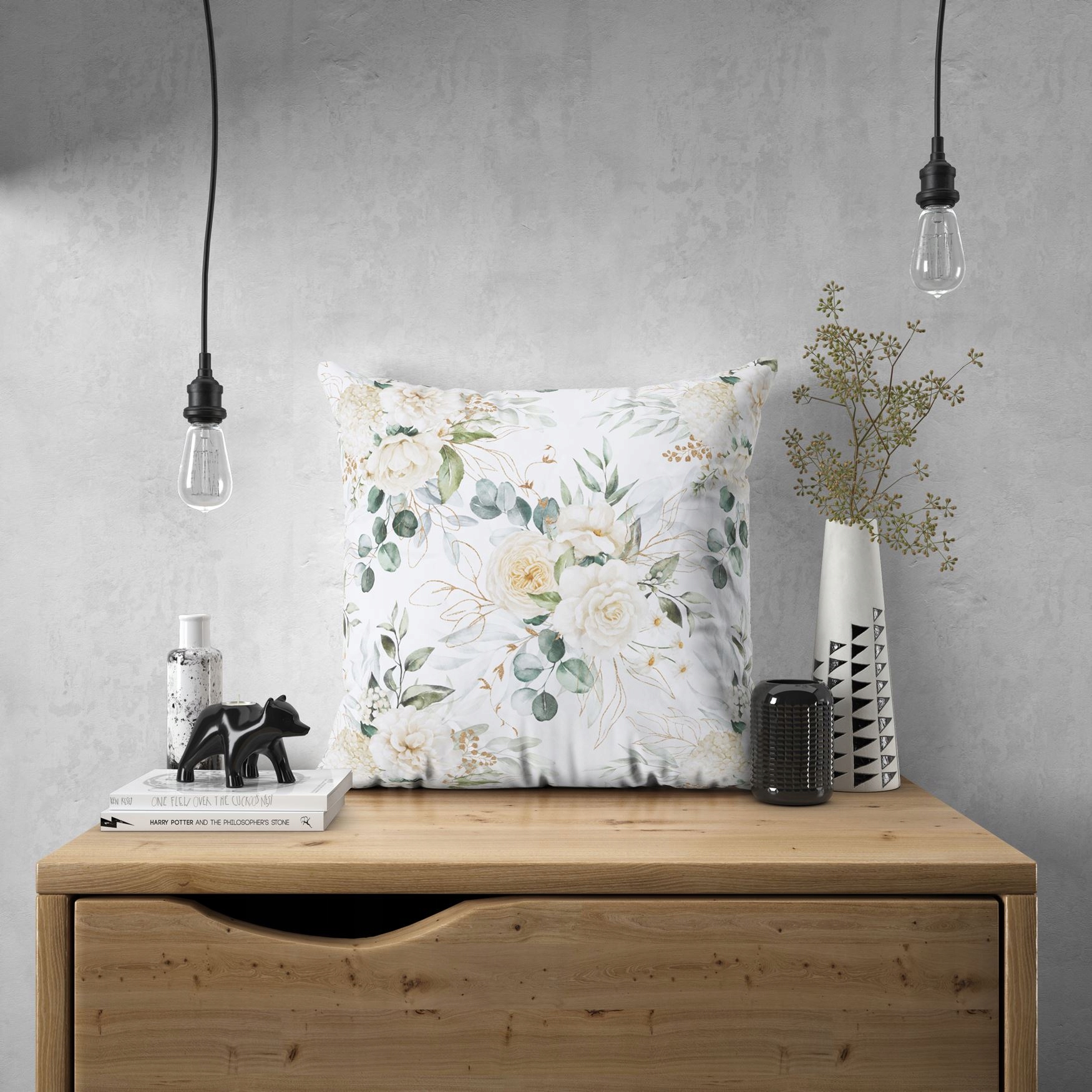 POSZEWKA NA PODUSZKĘ DEKORACYJNA 45x45 JASIEK 125 Szerokość produktu 45 cm