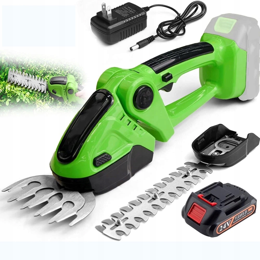 Akumulátorové Nůžky Na Stříhání Živého Plotu Trávy Keřů Silná Sada