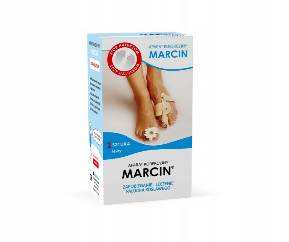 

Aparat na haluksy Marcin Lewy, na Lewą Stopę