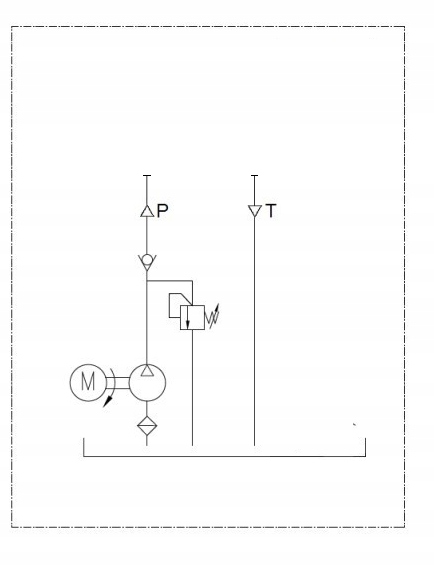 AGREGAT HYDRAULICZNY ZASILACZ 380V 1 1kW 2cm3 6L Part manufacturer other manufacturer