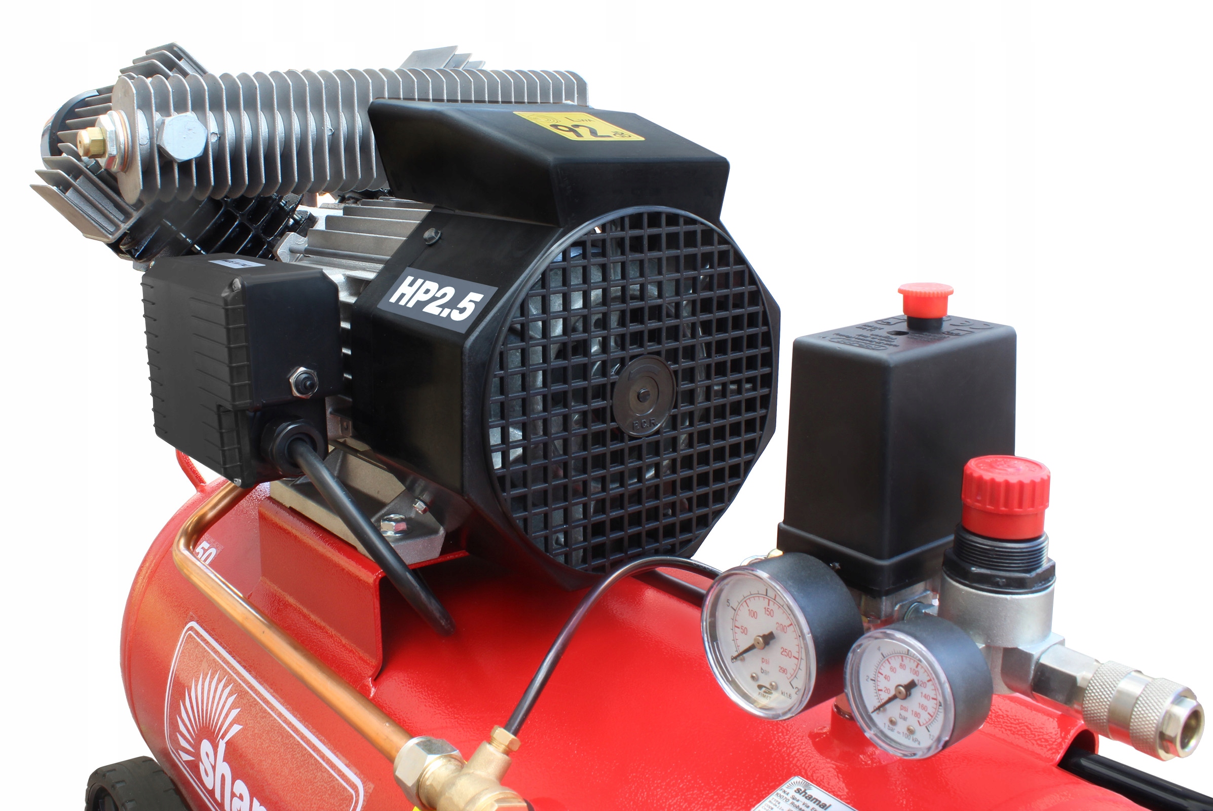 Sprężarka kompresor Shamal HD65DV 330 l/min LT 50 10 BAR Kod producenta K1035