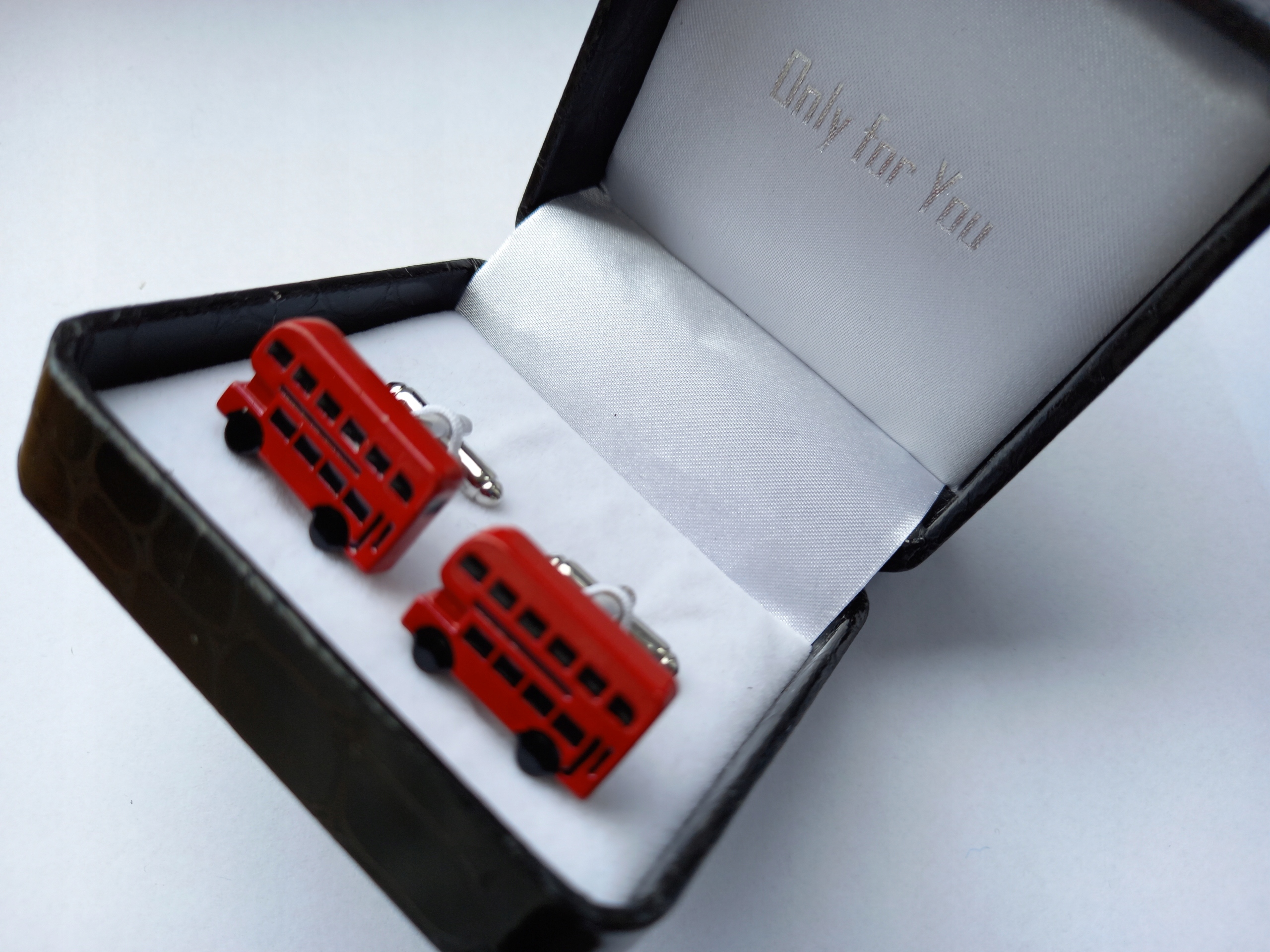 Manžetové knoflíčky oldtimer Autobus English Bus