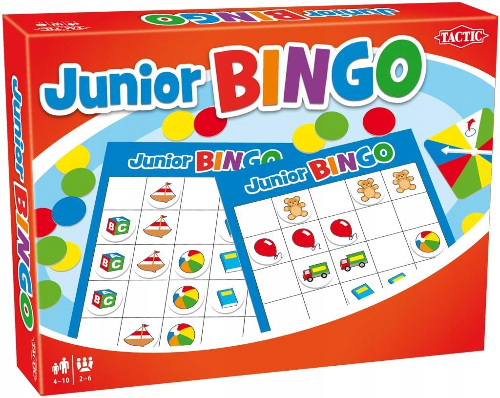 Edukacyjna Planszówka Dla Dziecka Gra Planszowa Logiczna Junior Bingo Extra