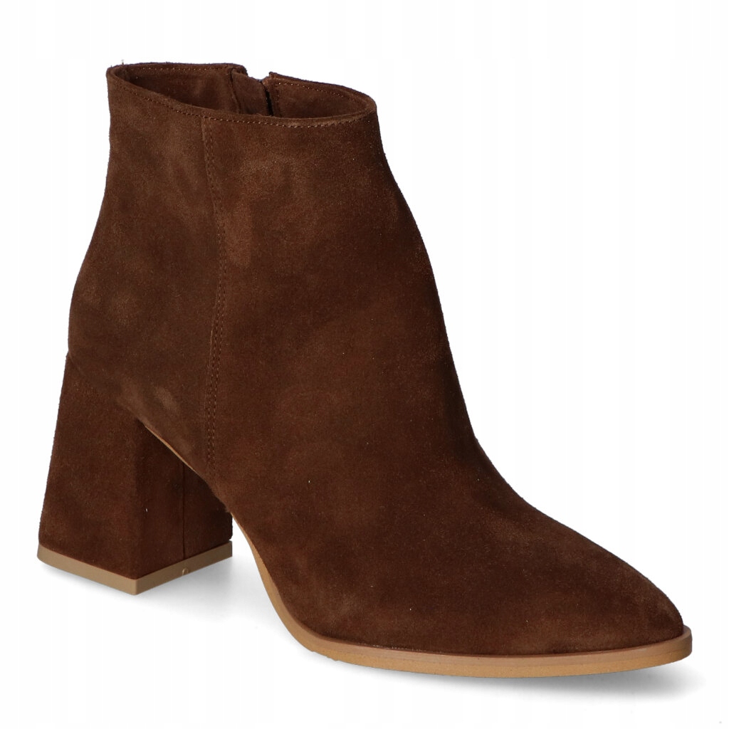 Kotníkové Kotníkové Boty Flisella 4206 v Čokoláda hnědé semišové barvě, velikost 36