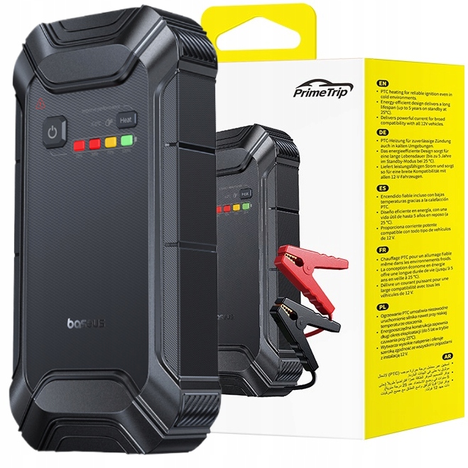 Baseus Power Bank Jump Starter Rozruch Booster 12000 mAh Klemy 12V