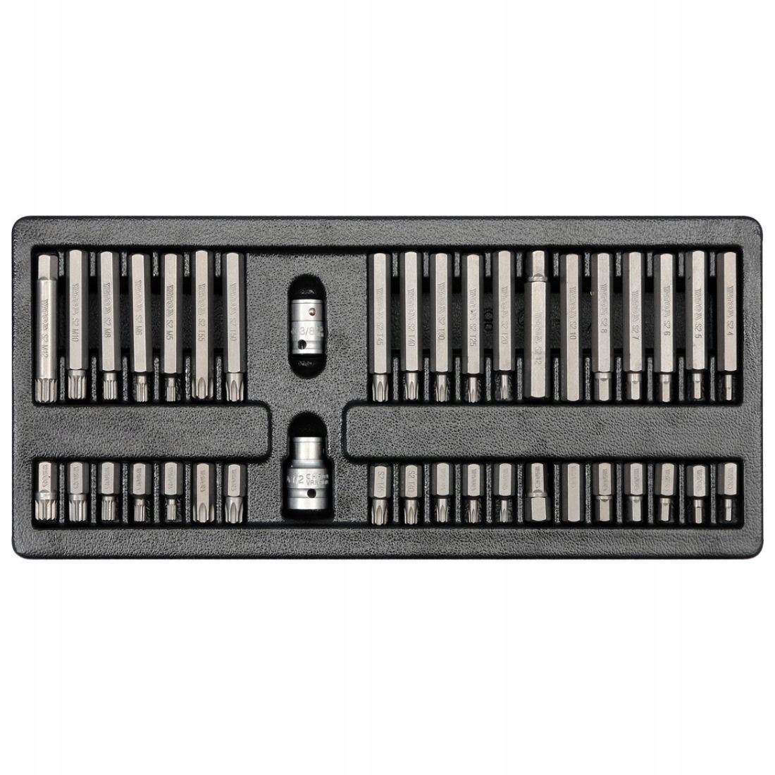 WKŁAD DO SZAFKI YATO KOŃCÓWKI ŚRUBOKRĘTOWE BITY 40 ELEMENTÓW