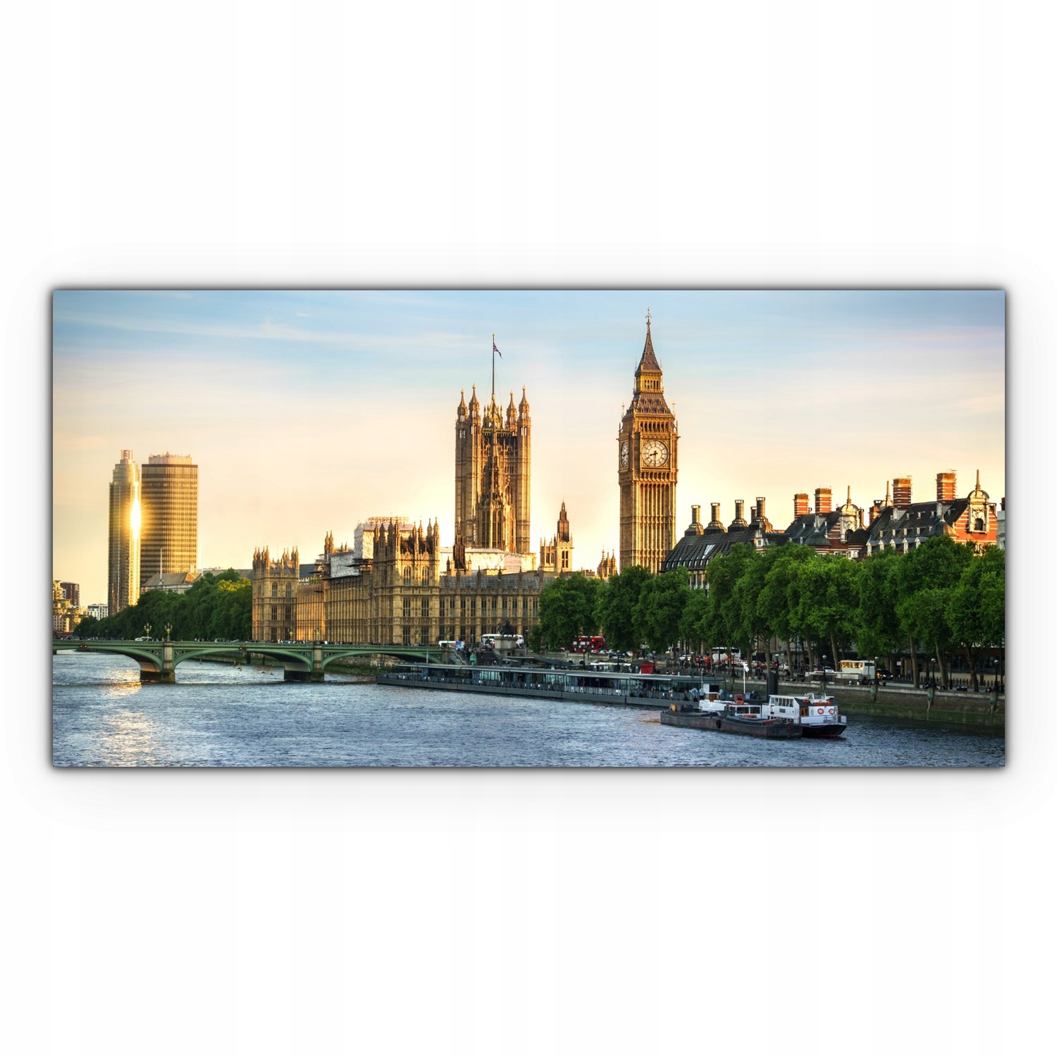 

Obraz canvas na ścianę 120x60 Londyn Big Ben Zegar