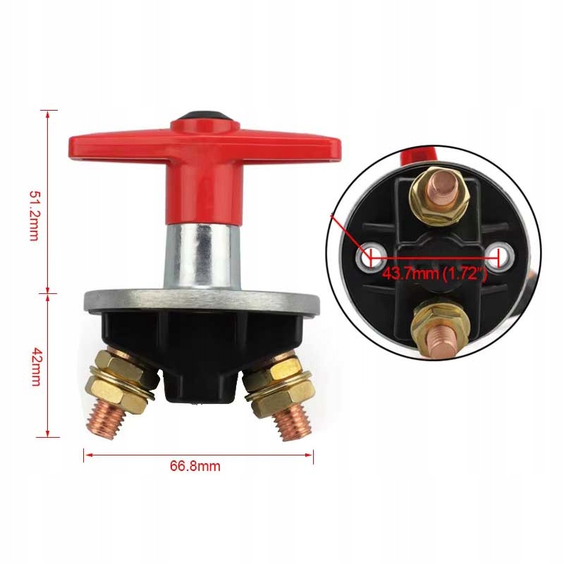 WŁĄCZNIK PRĄDU AKUMULATORA 150A HEBEL - 07113 Stan opakowania oryginalne