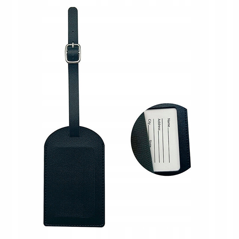 

Identyfikator Bagażowy Z Eko Skóry Pu