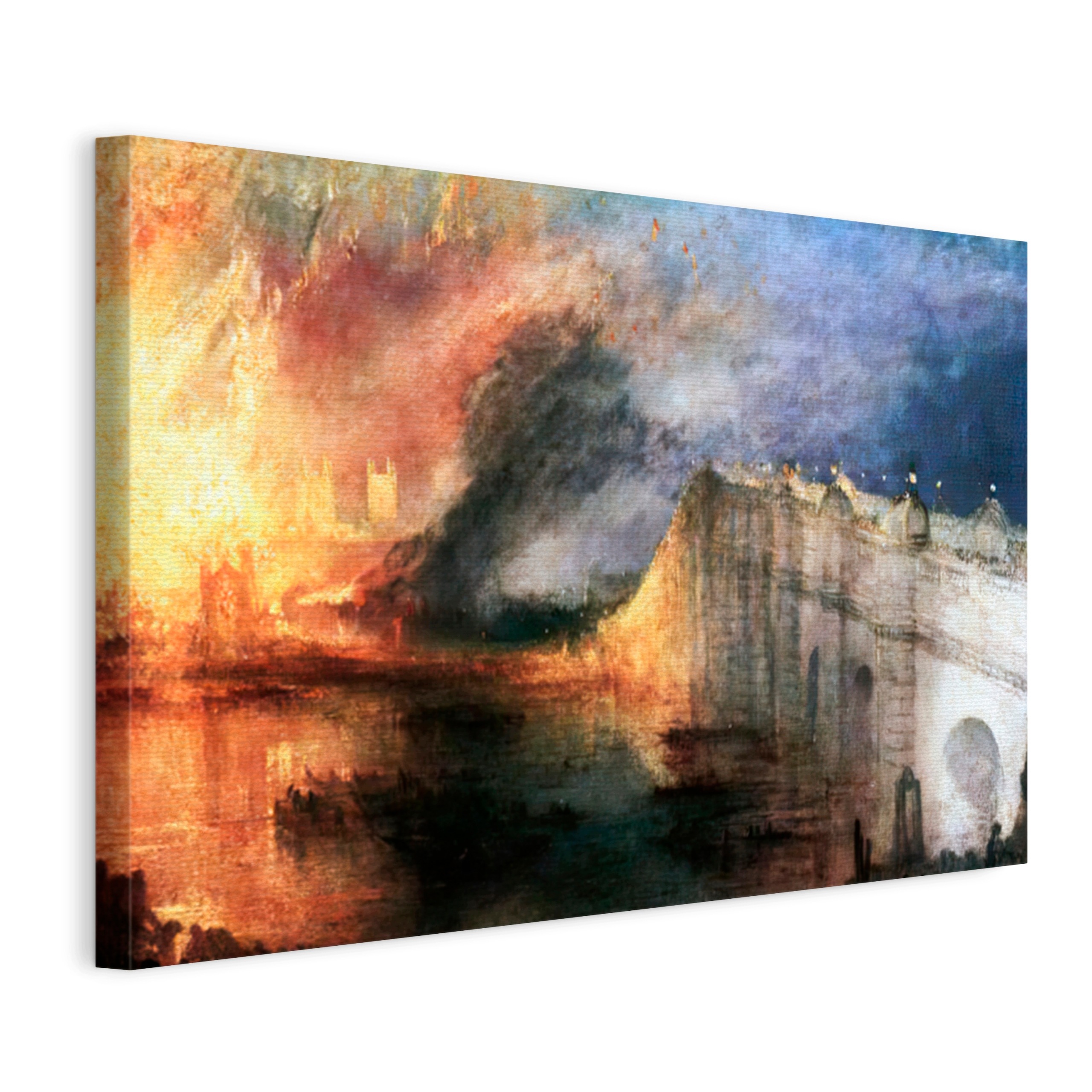 Obraz Na Plátně Joseph Turner Burning Domy Lords I Commons 45x30
