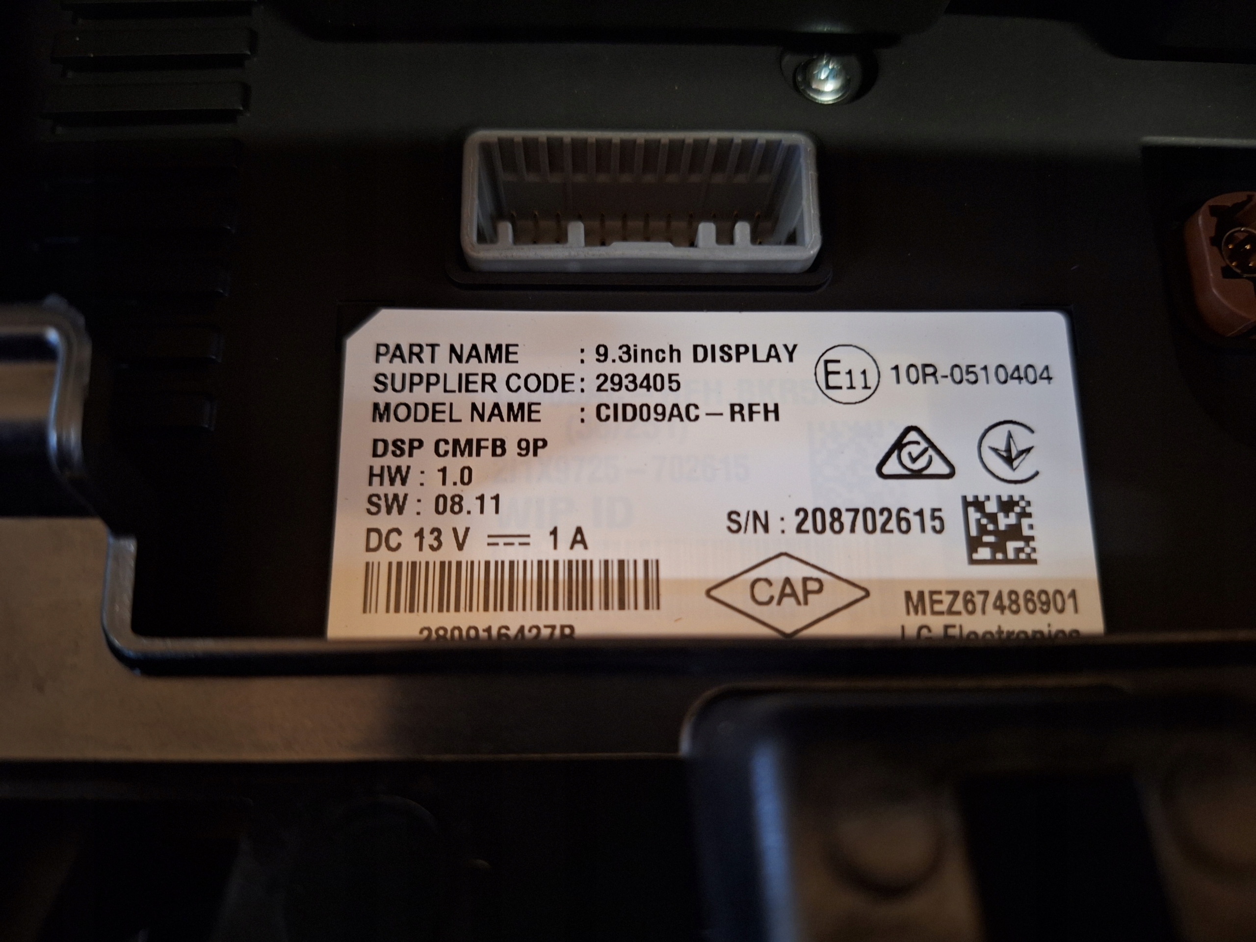 NAWIGACJA WYŚWIETLACZ RENAULT ARKANA Producent części Renault OE