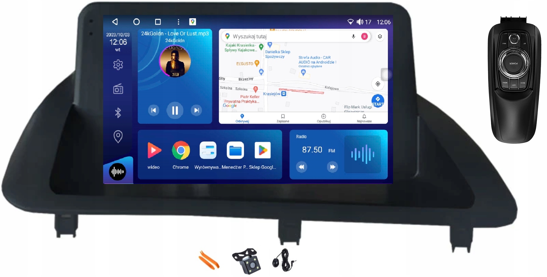 Rádio Android Navigácia VQ230 Qled Carplay Lte Gps Dsp Lexus Ct 10-18