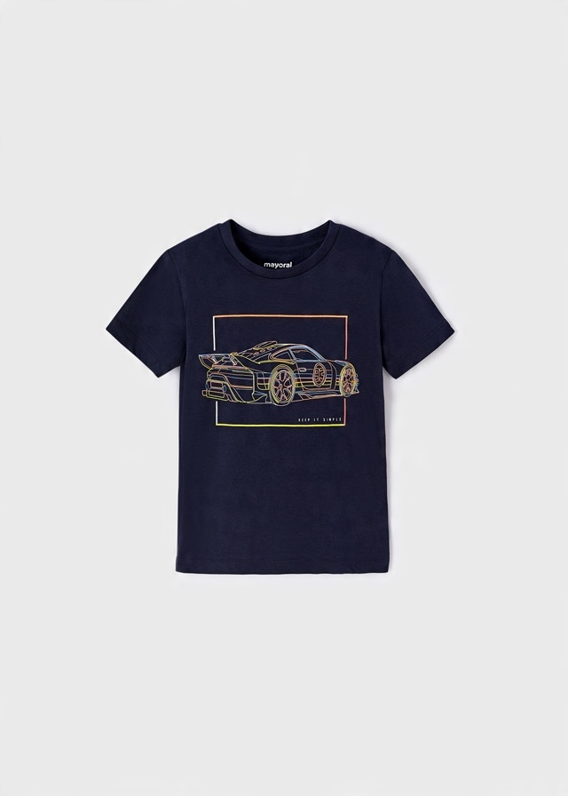 

Mayoral 3023 Koszulka T-shirt Bluzka auto r.128